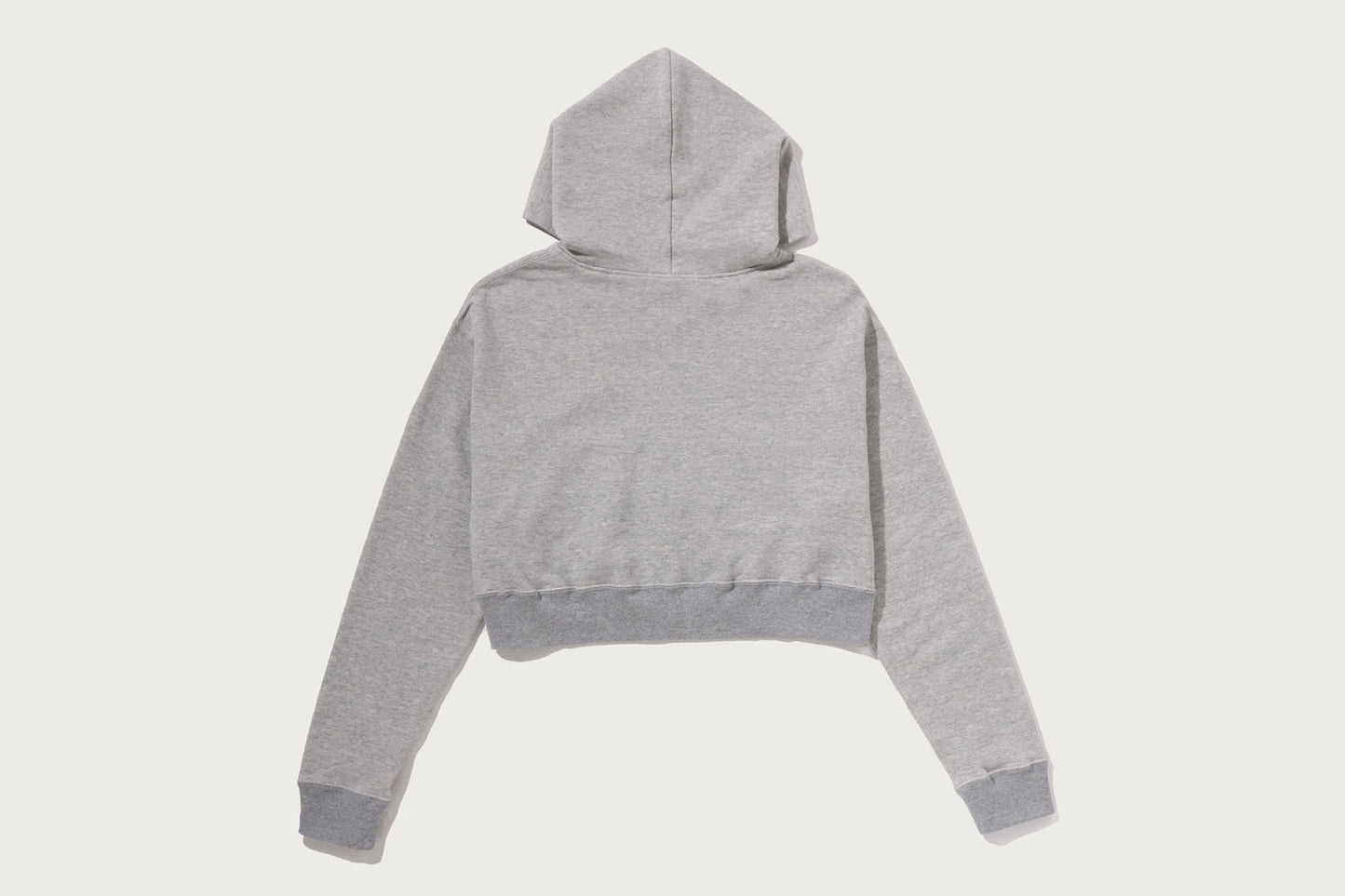 BAPE APE HEAD ONE POINT CROPPED ZIP HOODIE