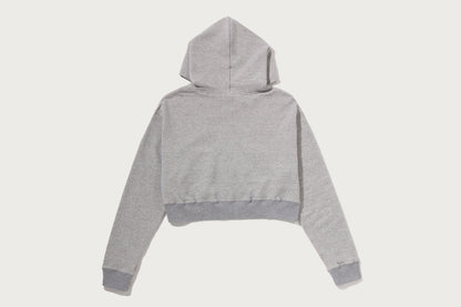 BAPE APE HEAD ONE POINT CROPPED ZIP HOODIE