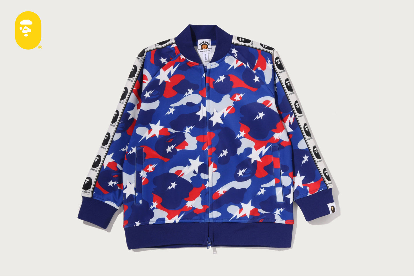BAPE STA STRIKE CAMO TAPE TRACK JACKET