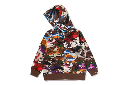 BAPE HYBRID CAMO SHARK ZIP HOODIE