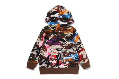 BAPE HYBRID CAMO SHARK ZIP HOODIE