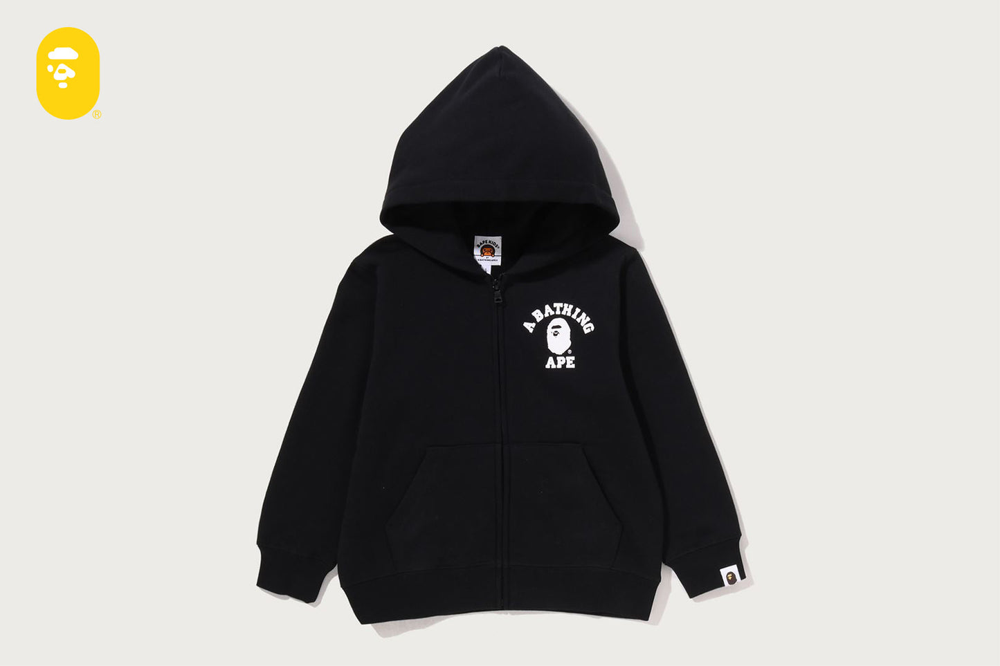 BAPE BIG COLLEGE ZIP HOODIE
