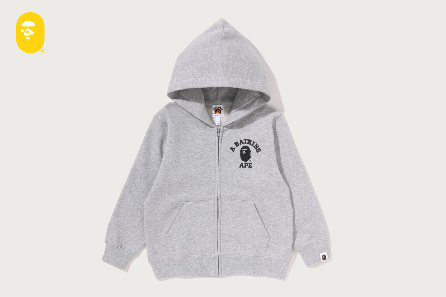 BAPE BIG COLLEGE ZIP HOODIE