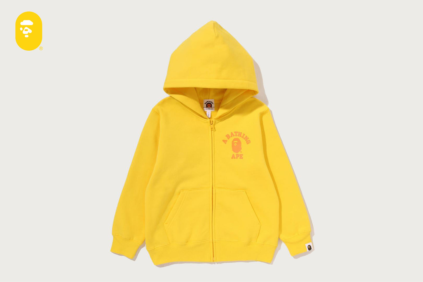 BAPE BIG COLLEGE ZIP HOODIE