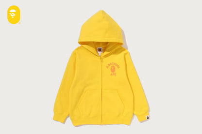 BAPE BIG COLLEGE ZIP HOODIE