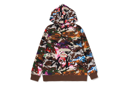BAPE HYBRID CAMO SHARK ZIP HOODIE