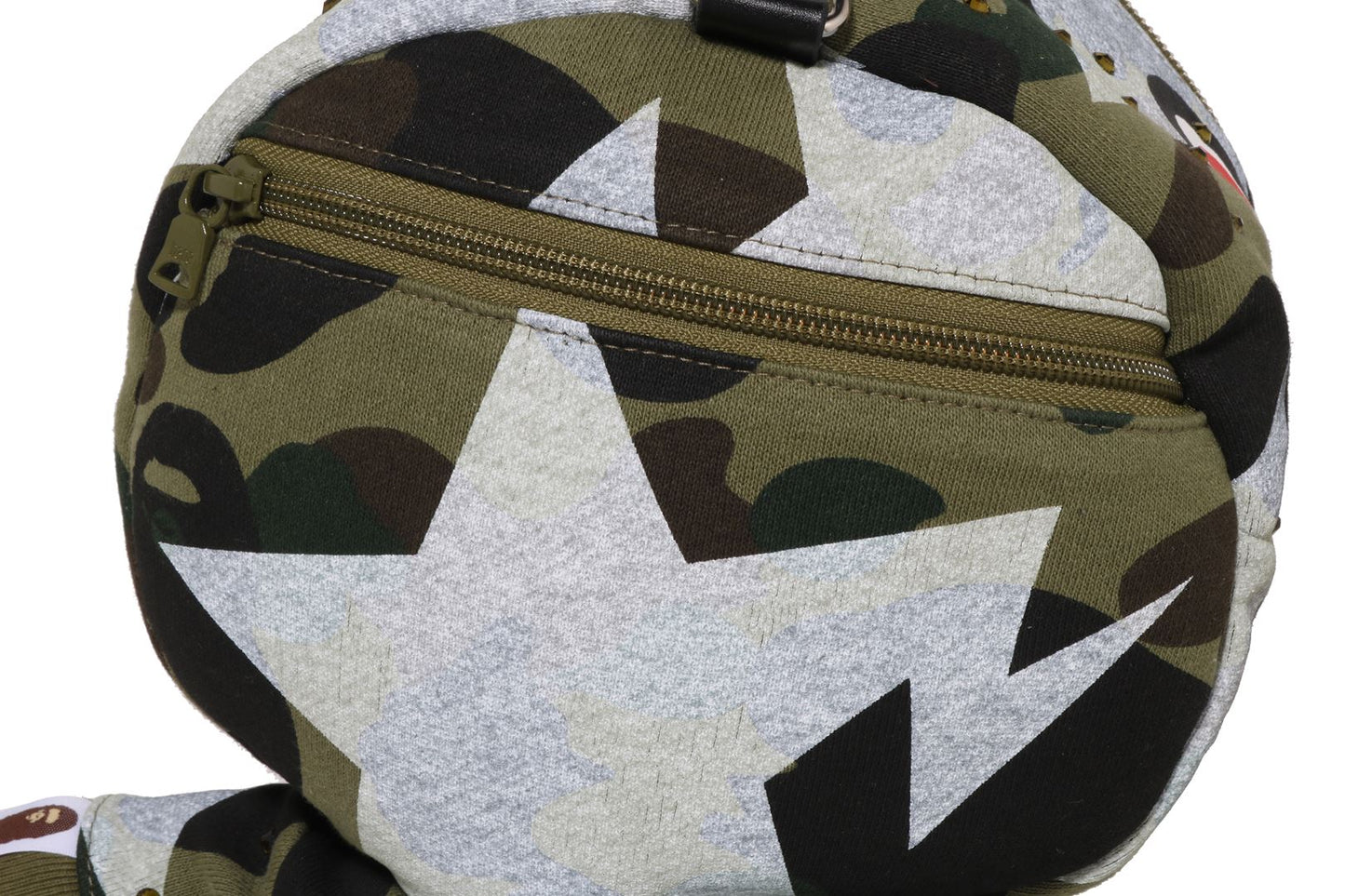 BAPE STAR OVER PRINT 1ST CAMO BABY MILO 毛絨玩具背包