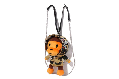 BAPE STAR OVER PRINT 1ST CAMO BABY MILO 毛絨玩具背包
