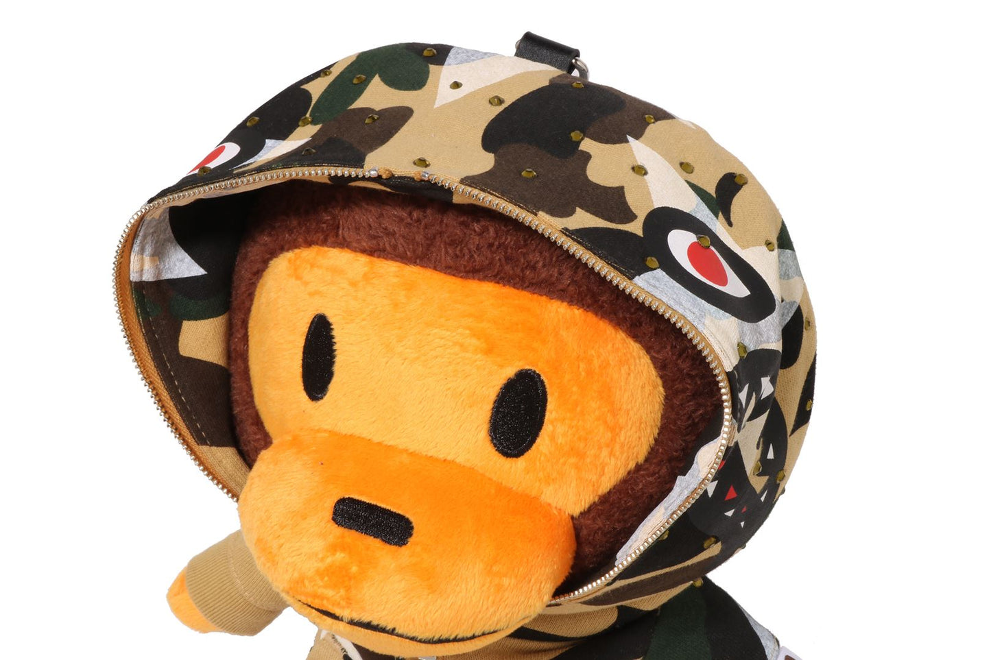 BAPE STAR OVER PRINT 1ST CAMO BABY MILO 毛絨玩具背包