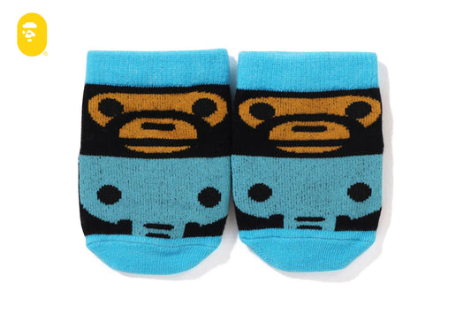 BAPE MILO FRIENDS BLOCK BABY SOCKS