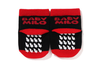 BAPE MILO FRIENDS BLOCK BABY SOCKS