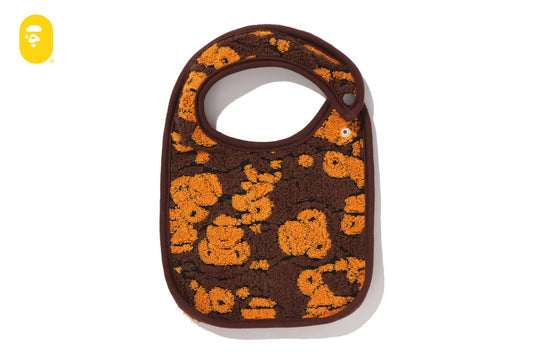 BAPE ALL BABY MILO PILE BIB