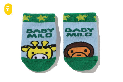 BAPE BABY MILO FRIENDS 嬰兒襪