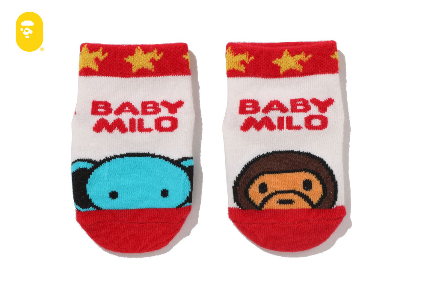 BAPE BABY MILO FRIENDS 嬰兒襪