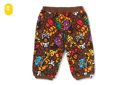 BAPE MILO 多恐龍圖案嬰兒褲