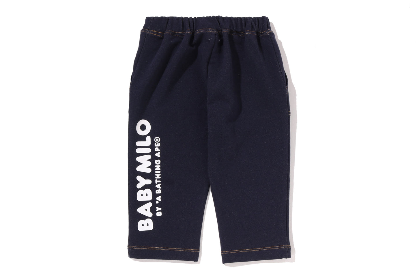 BAPE BABY MILO 恐龍運動牛仔寶寶褲