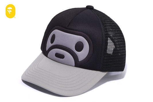 BAPE MILO FACE MESH CAP