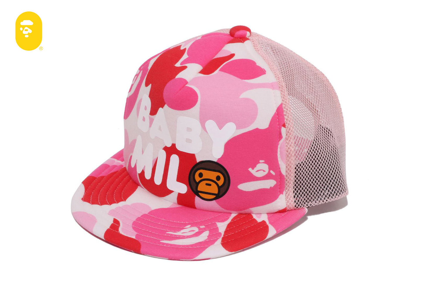 BAPE ABC CAMO BABY MILO 網眼帽