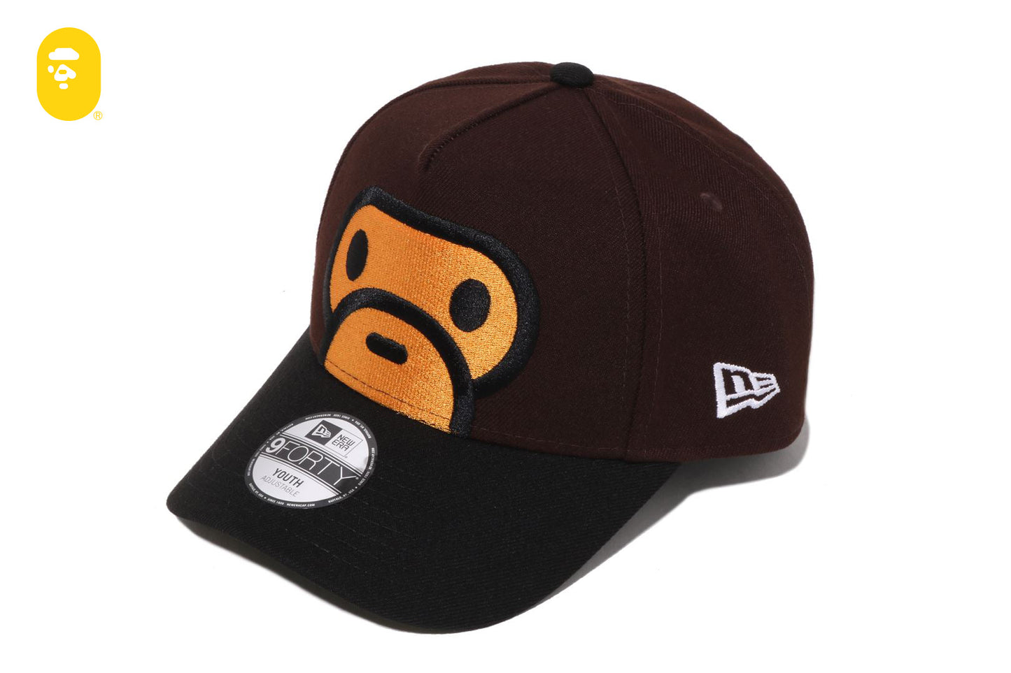 BAPE MILO FACE NEW ERA 9FORTY CAP