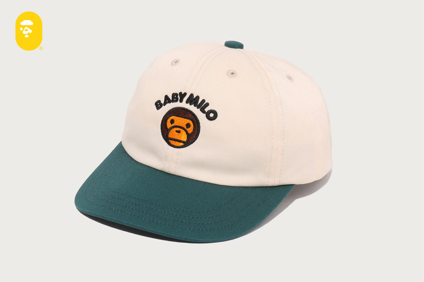 BAPE BABY MILO 刺繡帽