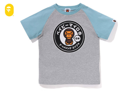 BAPE JAPAN BABY MILO RAGLAN TEE