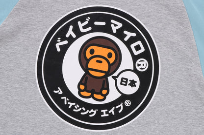 BAPE JAPAN BABY MILO RAGLAN TEE