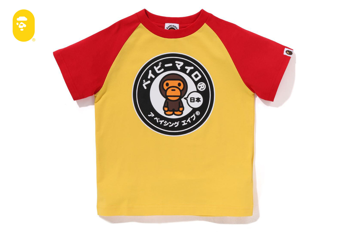 BAPE JAPAN BABY MILO RAGLAN TEE