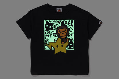 BAPE BABY MILO STA 夜光放鬆版T恤