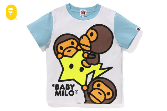 BAPE BABY MILO STA 夜光面板印刷T恤