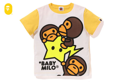 BAPE BABY MILO STA 夜光面板印刷T恤