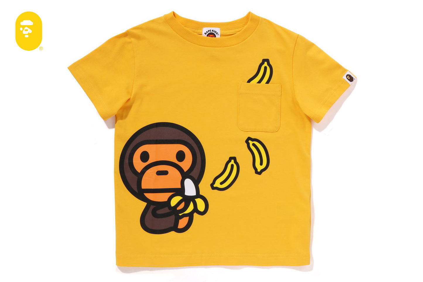 BAPE BABY MILO BANANA POCKET TEE