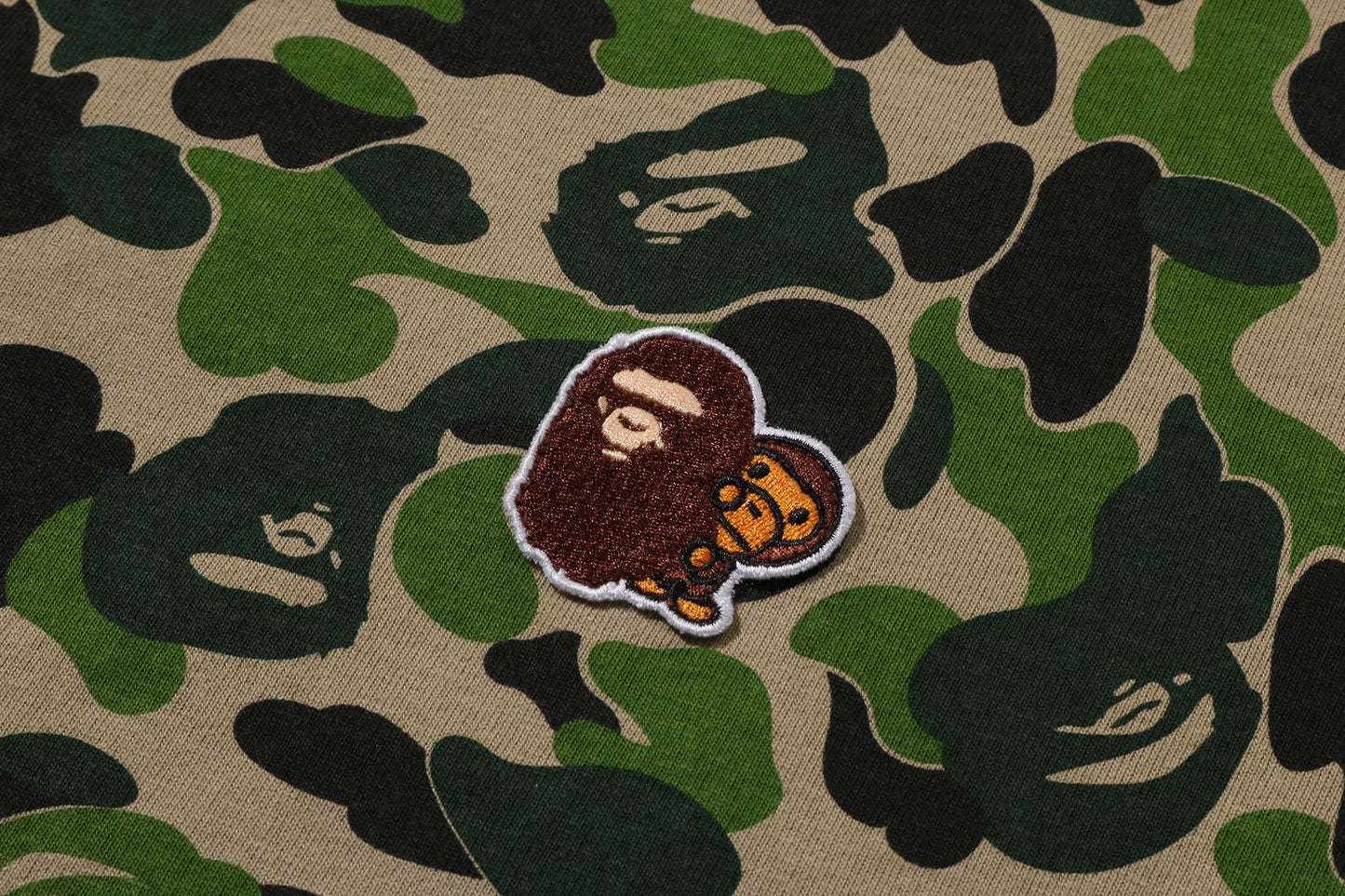 BAPE ABC CAMO APE & MILO ONE POINT TEE