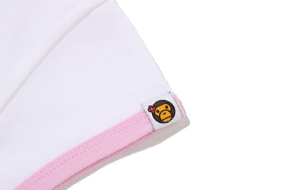 BAPE BABY LISA 大學短版T恤