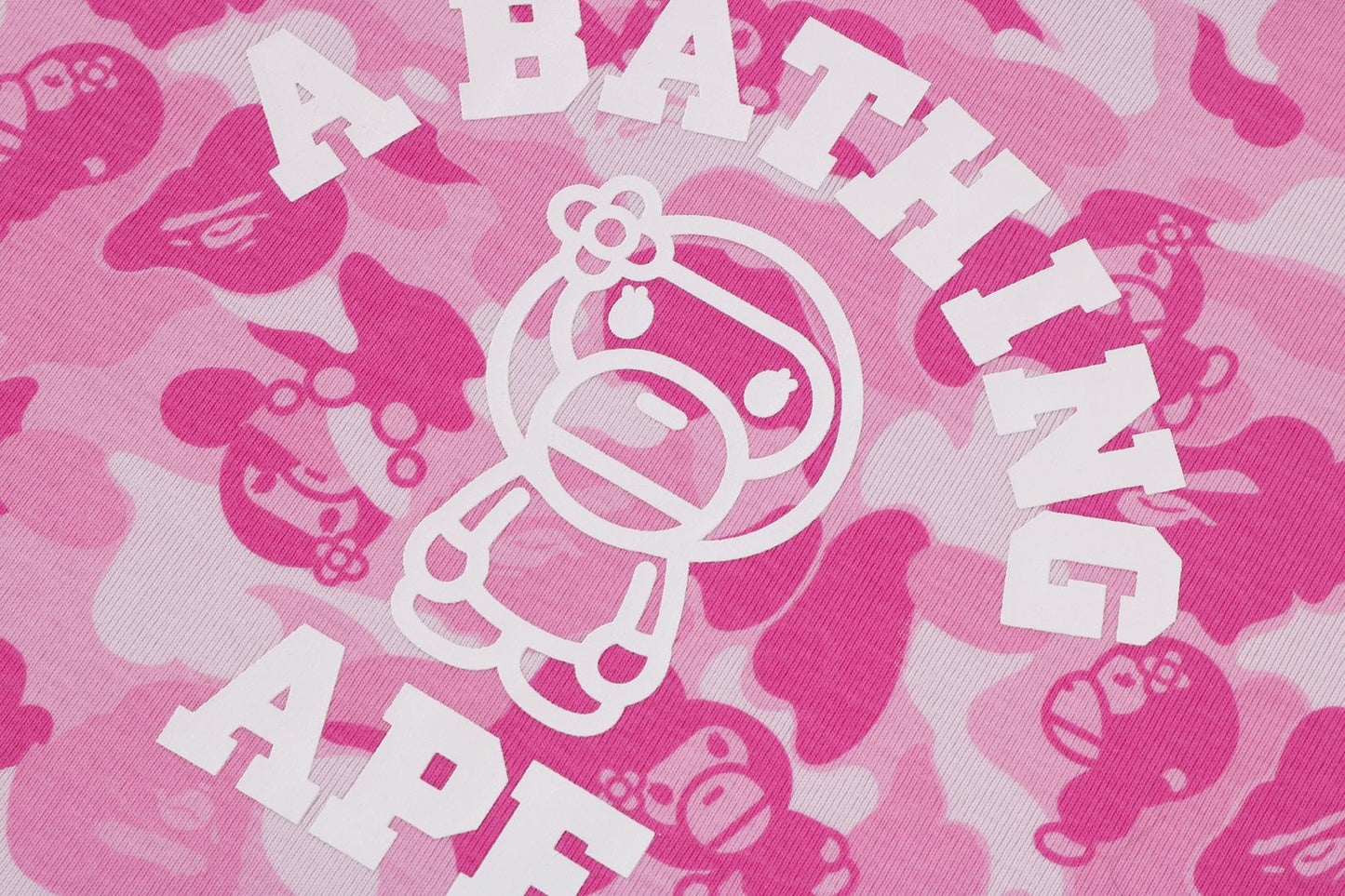 BAPE BABY LISA ABC CAMO COLLEGE MINI TEE