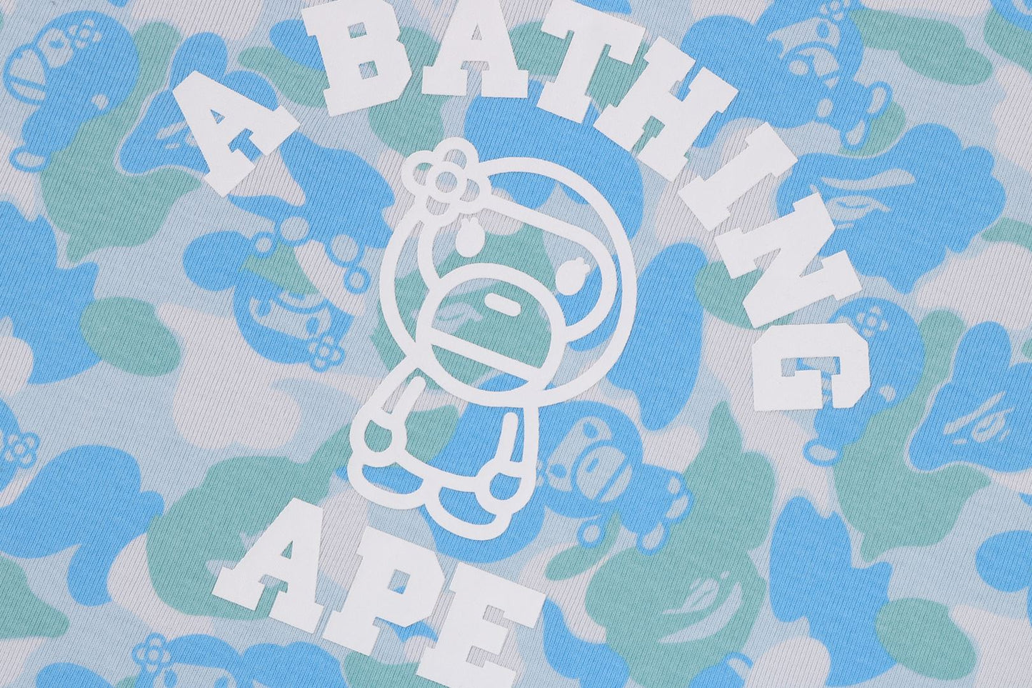 BAPE BABY LISA ABC CAMO COLLEGE MINI TEE