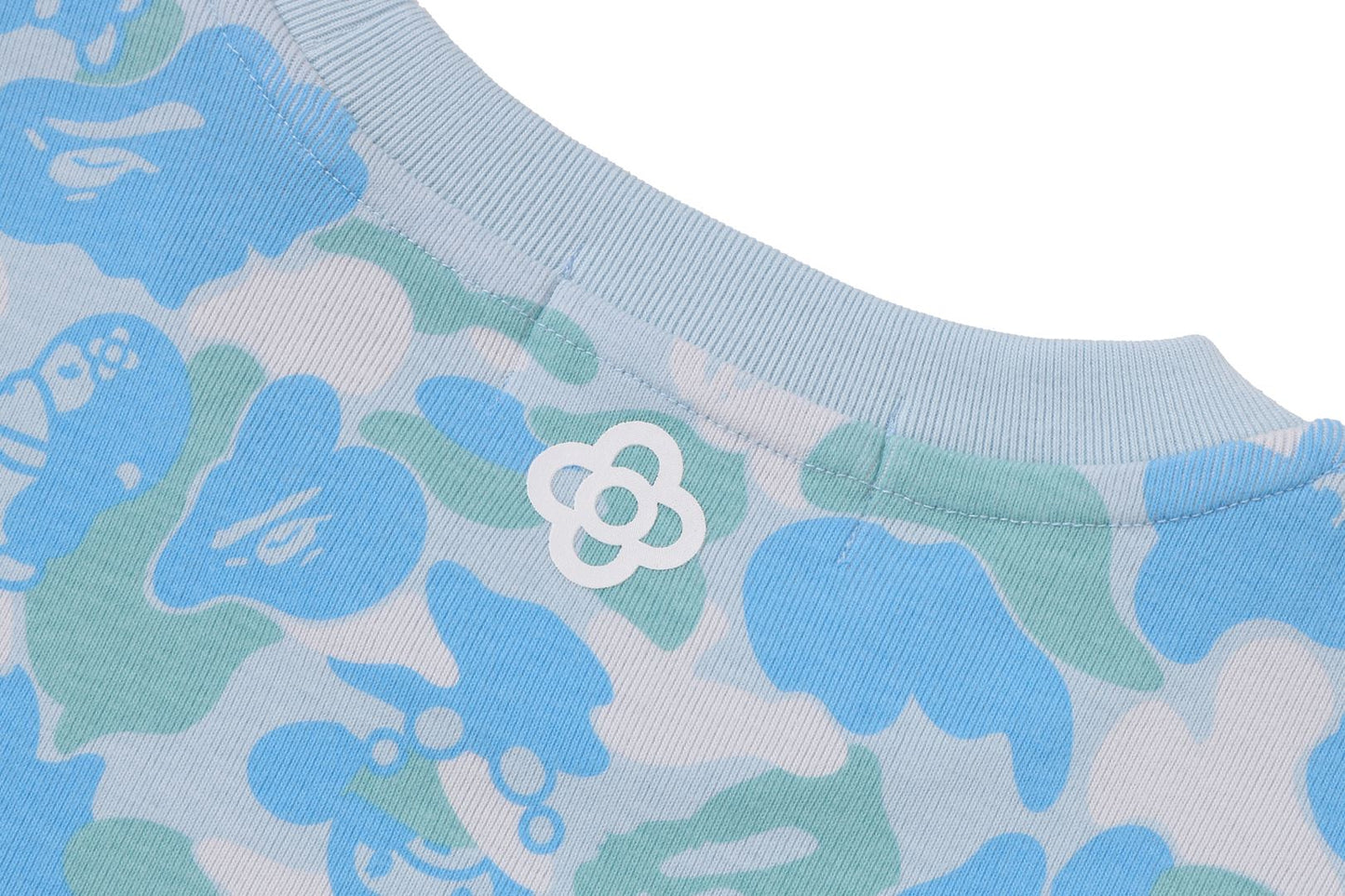 BAPE BABY LISA ABC CAMO COLLEGE MINI TEE
