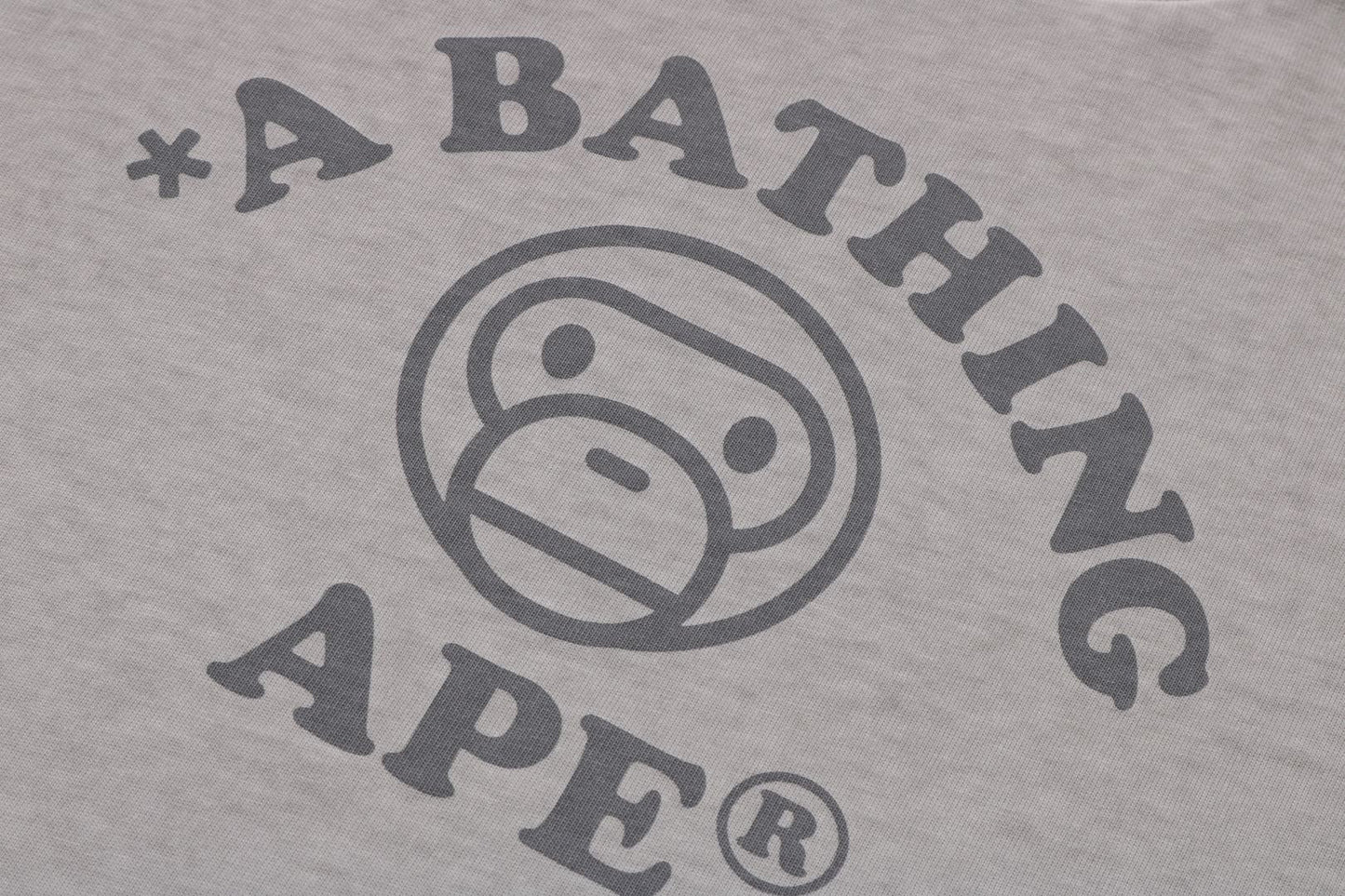 BAPE BABY MILO 漂白染色迷你T恤
