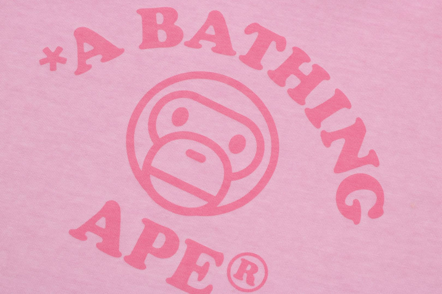 BAPE BABY MILO 漂白染色迷你T恤