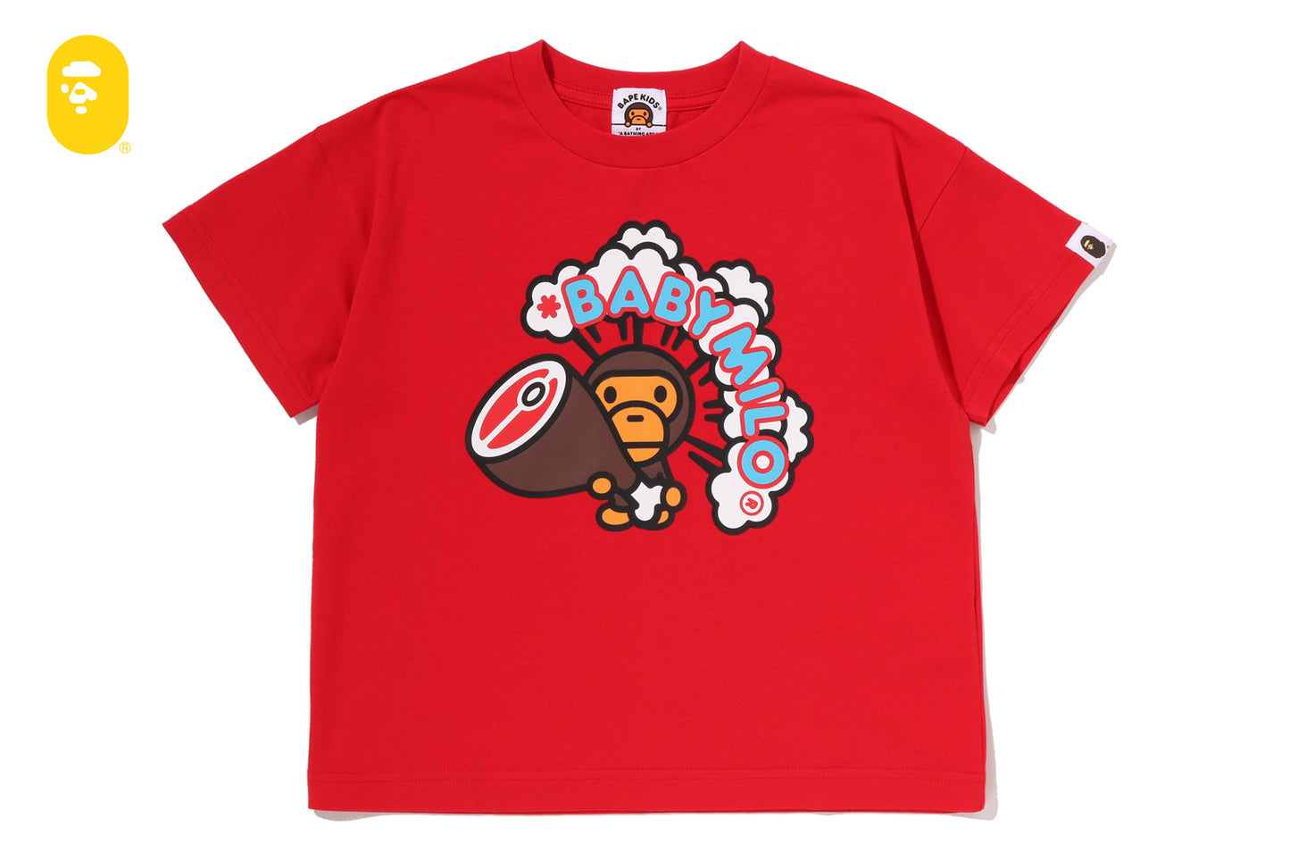 BAPE BABY MILO MEAT 放鬆版型短袖T恤