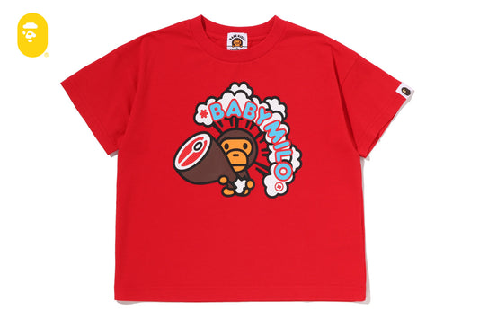 BAPE BABY MILO MEAT 放鬆版型短袖T恤
