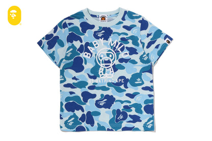 BAPE ABC CAMO BABY MILO COLLEGE TEE