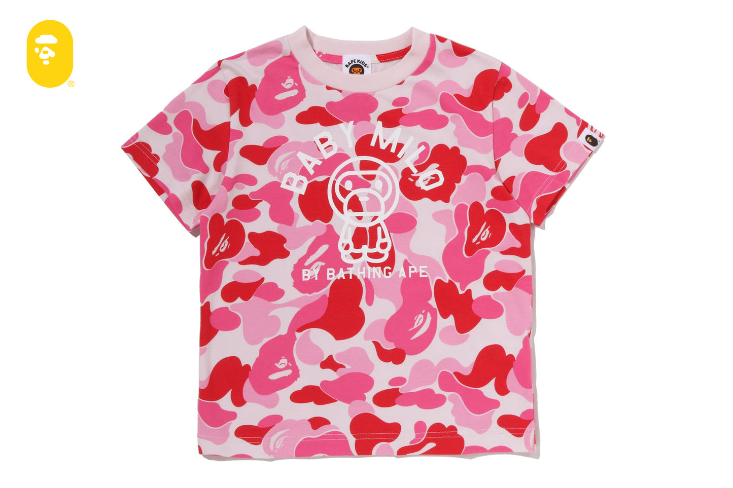BAPE ABC CAMO BABY MILO COLLEGE TEE