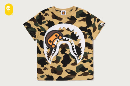 BAPE 1ST CAMO MILO SHARK TEE