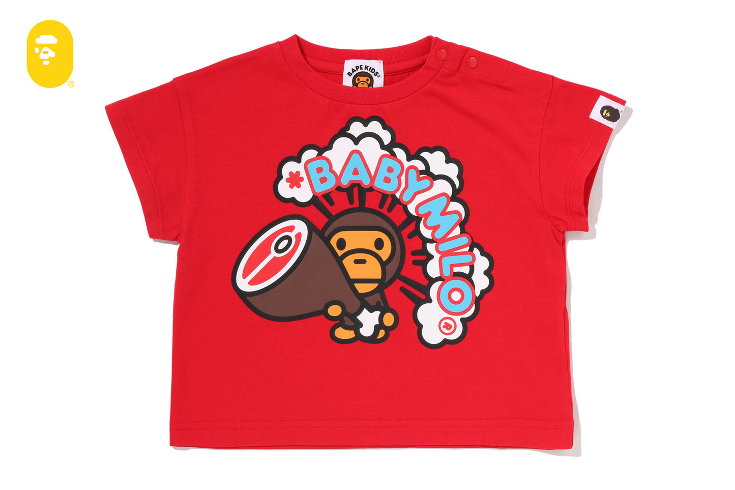 BAPE BABY MILO MEAT 放鬆版型短袖T恤