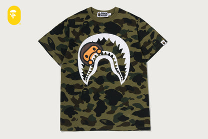 BAPE 1ST CAMO MILO SHARK TEE