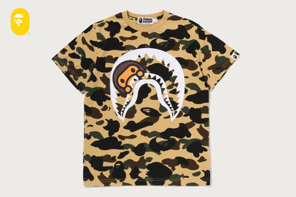 BAPE 1ST CAMO MILO SHARK TEE