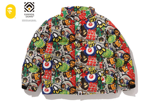 BAPE BAPE MILO ASSORTED DOWN JACKET