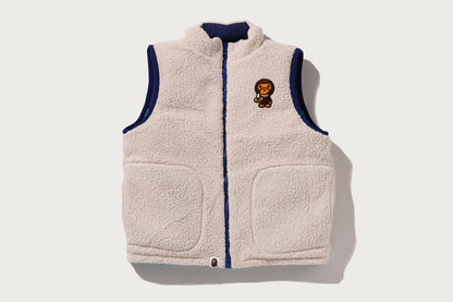 BAPE BABY MILO REVERSIBLE DOWN VEST