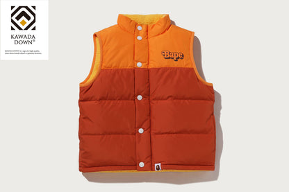 BAPE BABY MILO REVERSIBLE DOWN VEST