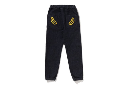 BAPE MILO SHARK JOGGER 10 OZ DENIM PANTS